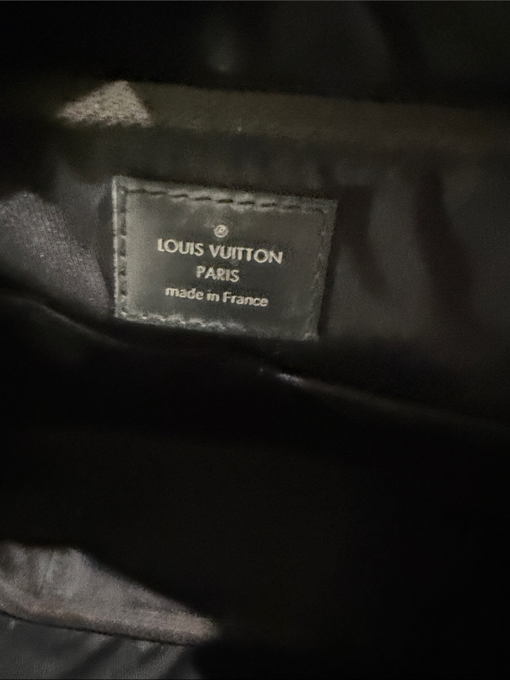 Louis Vuitton Men's Black Monogram Toiletry Pouch with Silver Hardware no strap - Picture 12 of 12
